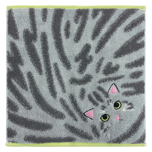 メール便送料無料】UNJ うちのこメイト 毛並みタオルハンカチ 今治製