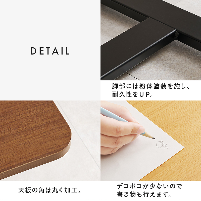 ガス圧 簡単 高さ調節 昇降式 サイドテーブル キャスター付き コの字