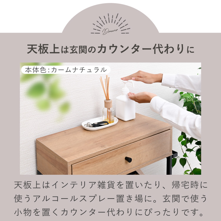 moca company Shoeble シューズラック おしゃれ スリム 木製 幅56