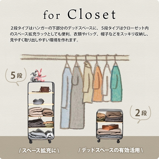 おしゃれな透け感 パンチングメタル キャビネット キャスター付き 4段