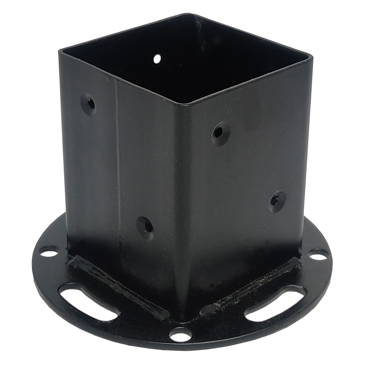 内角75cm 平地用支柱固定金具 単品 ラティス用柱固定金具