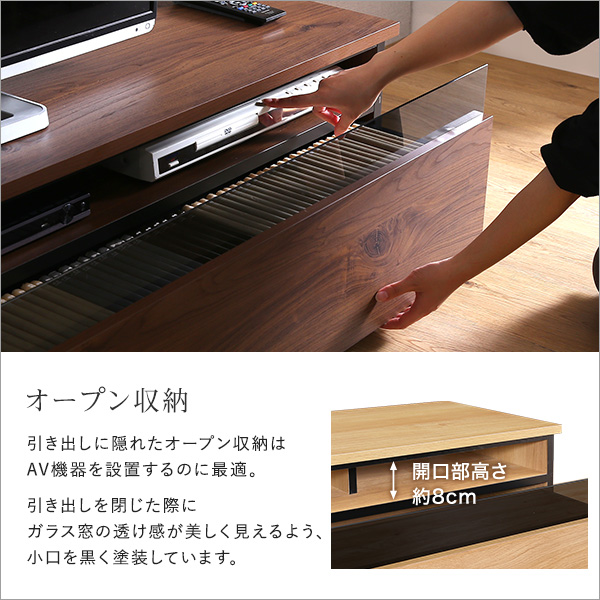 超大型テレビ対応 完成品 日本製 テレビ台 幅270 （180+90幅