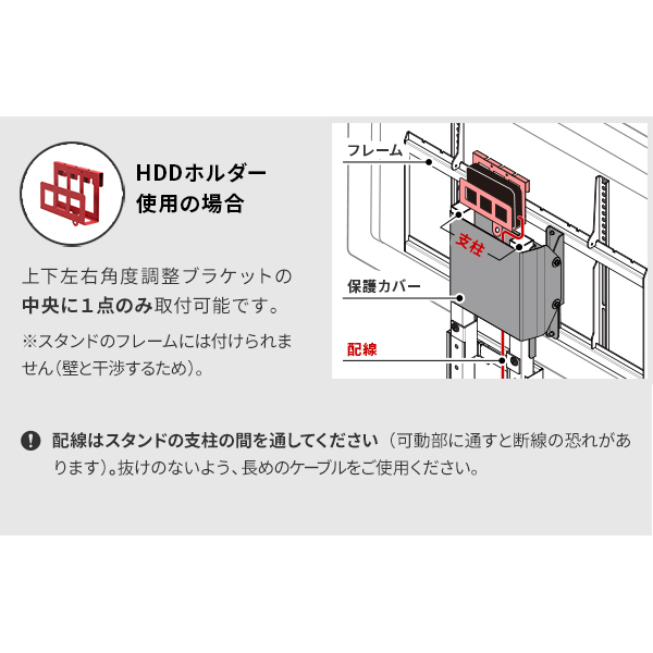 テレビスタンド WALL V2 V3専用 上下左右角度調整ブランケット 単品 首