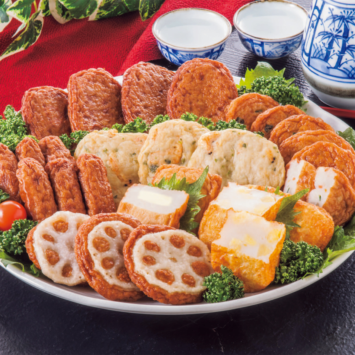 冬ギフト プレゼント送料無料 古来さつま揚げ 詰合せ (木箱