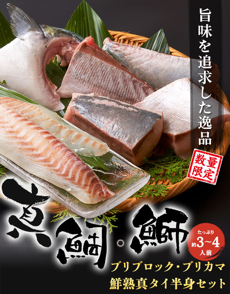 ブリ ぶり 鰤 タイ 送料無料 ギフト たい 鯛 魚 鮮熟真タイロインセット まで 鮮魚 60 Off 海鮮 メーカー公式 ブリ尽くし 7月28日 水 ハーフ