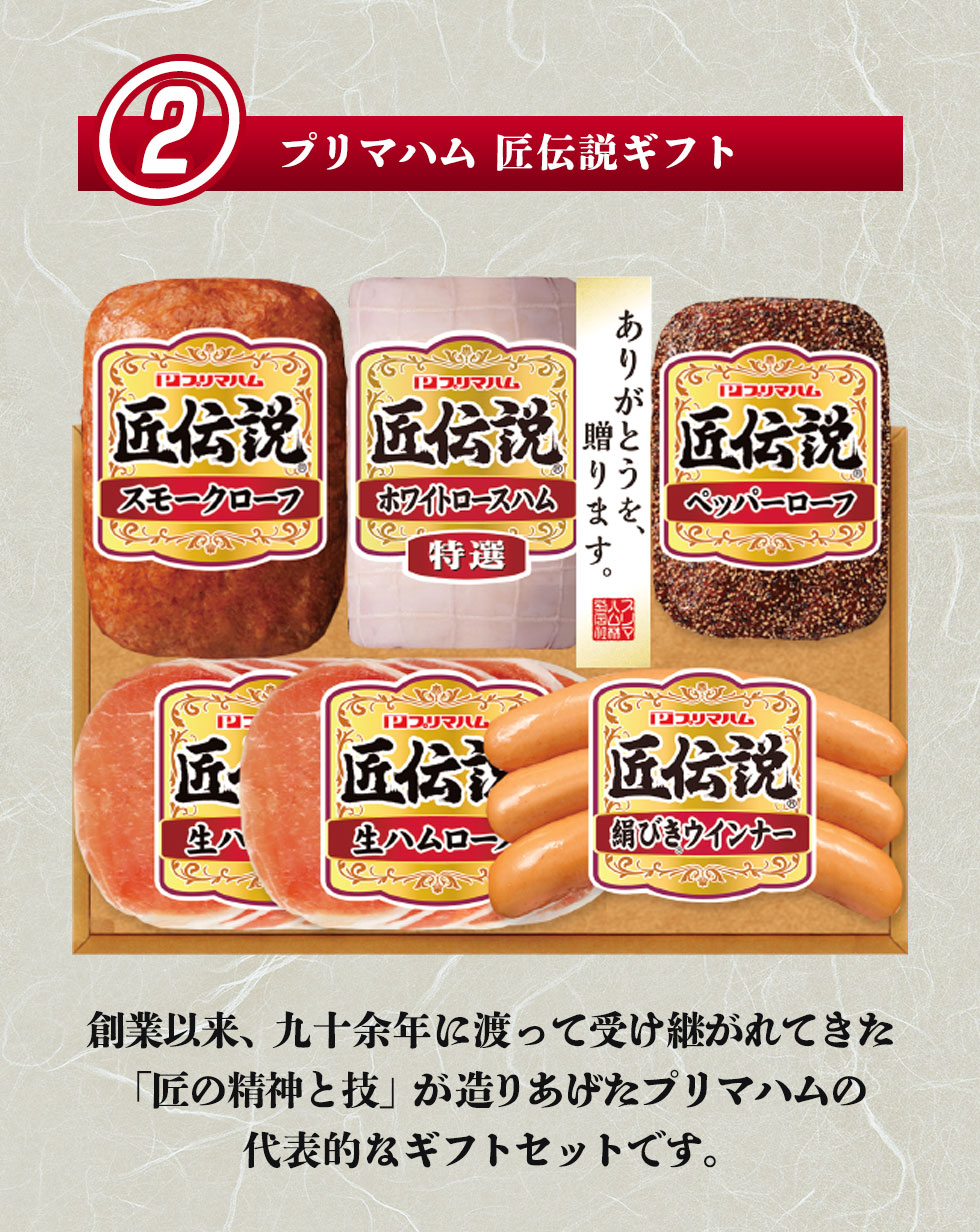 お歳暮 2025 ギフト 御歳暮 冬ギフト 帰歳暮 プレゼント セール ハム 肉 焼豚 ロース 生ハム 人気 お得 詰め合わせ セット 「 選べる ブランドハム 」B |  | 09