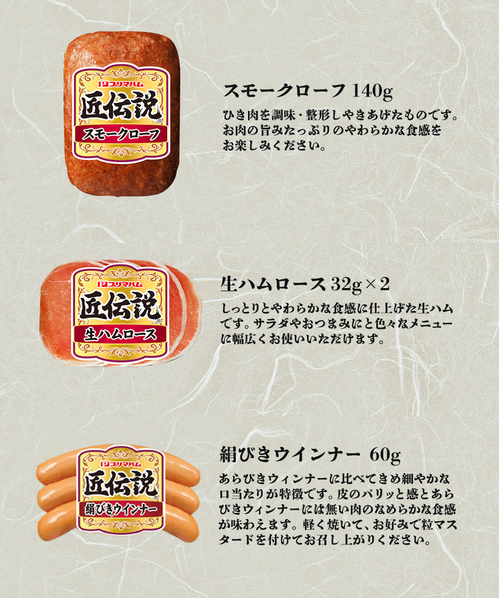 お歳暮 2025 ギフト 御歳暮 冬ギフト 帰歳暮 プレゼント セール ハム 肉 焼豚 ロース 生ハム 人気 お得 詰め合わせ セット 「 選べる ブランドハム 」B |  | 12