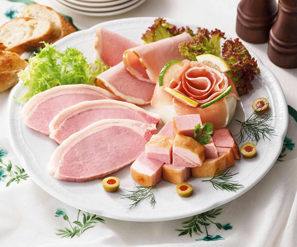 フードロス 在庫処分 賞味期限：2026年1月31日以降 冬ギフト ギフト プレゼント 送料無料 ハム ハムギフト 丸大食品 煌彩ギフト ロースハム 生ハム DO-500 |  | 05