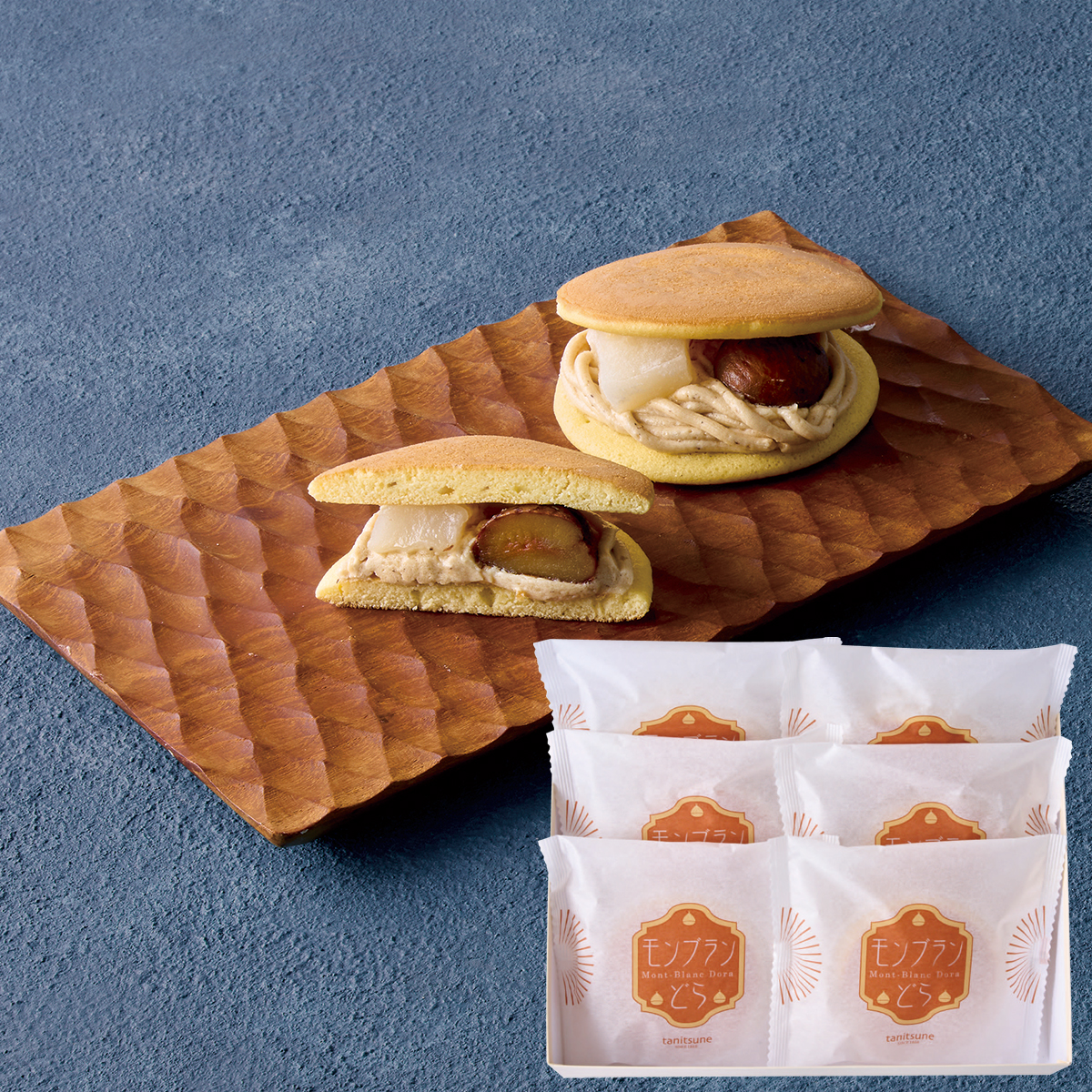 お歳暮 御歳暮 冬ギフト プレゼント 2025 送料無料 お菓子 スイーツ 「 菓心 谷常 」 モンブラン どら焼き どらやき 6個 和菓子 栗 KT-11123 |  | 01