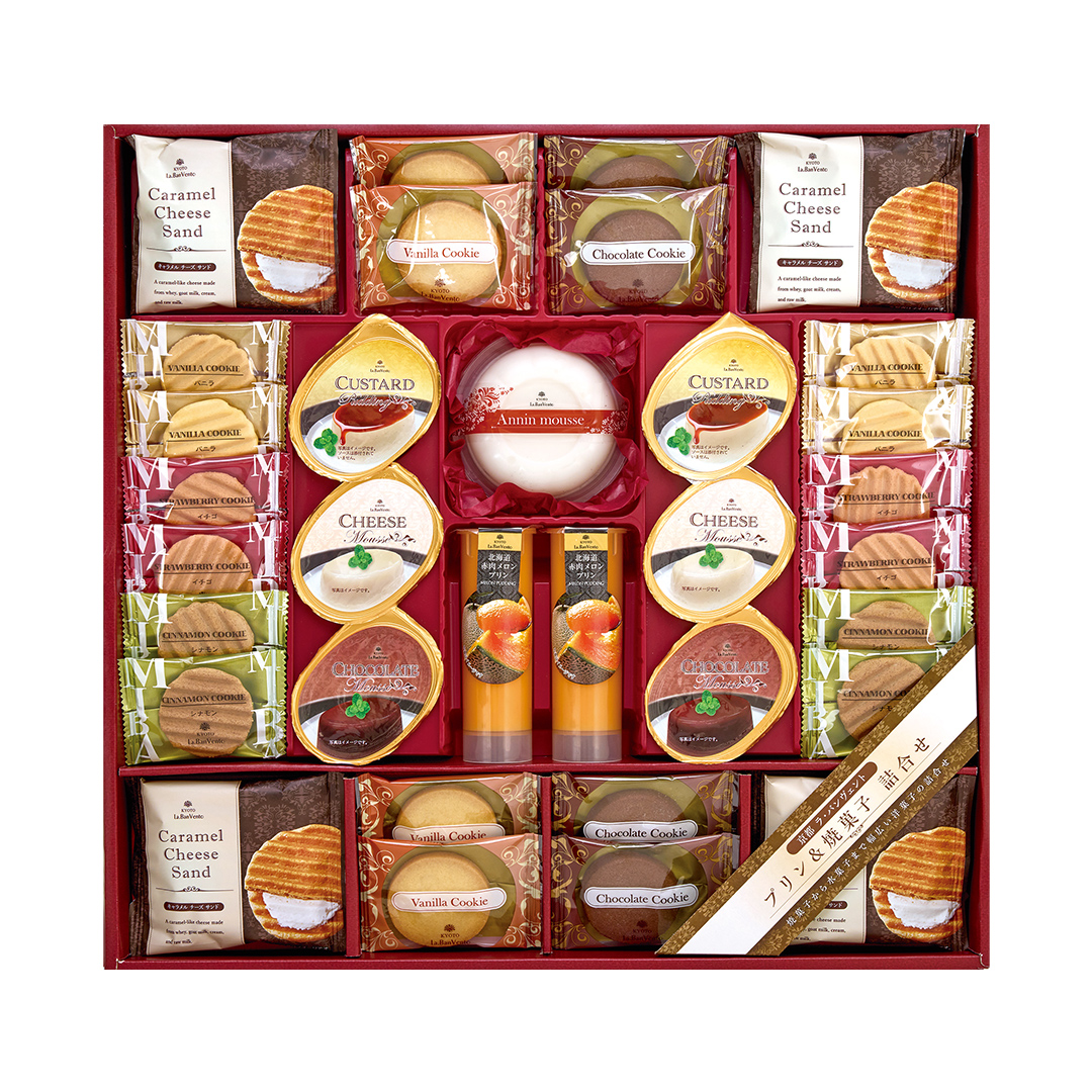 ギフト フードロス 在庫処分 冬ギフト お菓子 スイーツ 送料無料 お菓子 スイーツ 京都ラ・バンヴェント プリン 焼菓子詰合せ スイーツ お歳暮 LBD-40R |  | 01