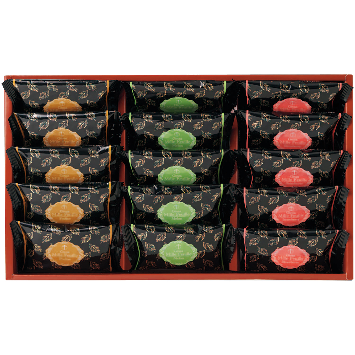 お歳暮 御歳暮 冬ギフト プレゼント 2025 送料無料 お菓子 スイーツ 「 銀座千疋屋 」 銀座ミルフィーユ サクサク ミルフィーユ 洋菓子 セット PGS-073 | 銀座千疋屋 | 05