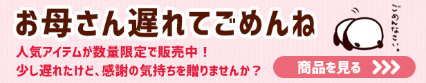 ●母の日遅れてごめん