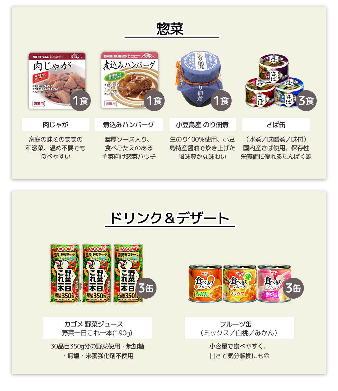 保存食 非常食 防災 ギフト 備える食事セット 3日分 防災食セット