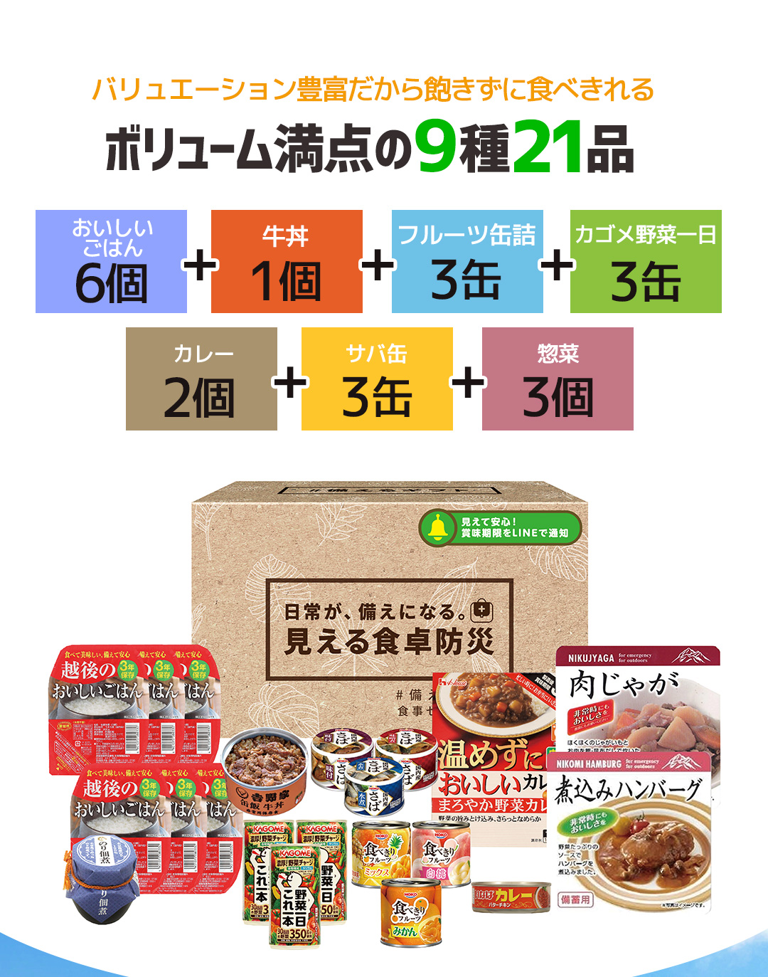 賞味期限：2027/5/21 保存食 非常食 防災 ギフト 備える食事セット 3