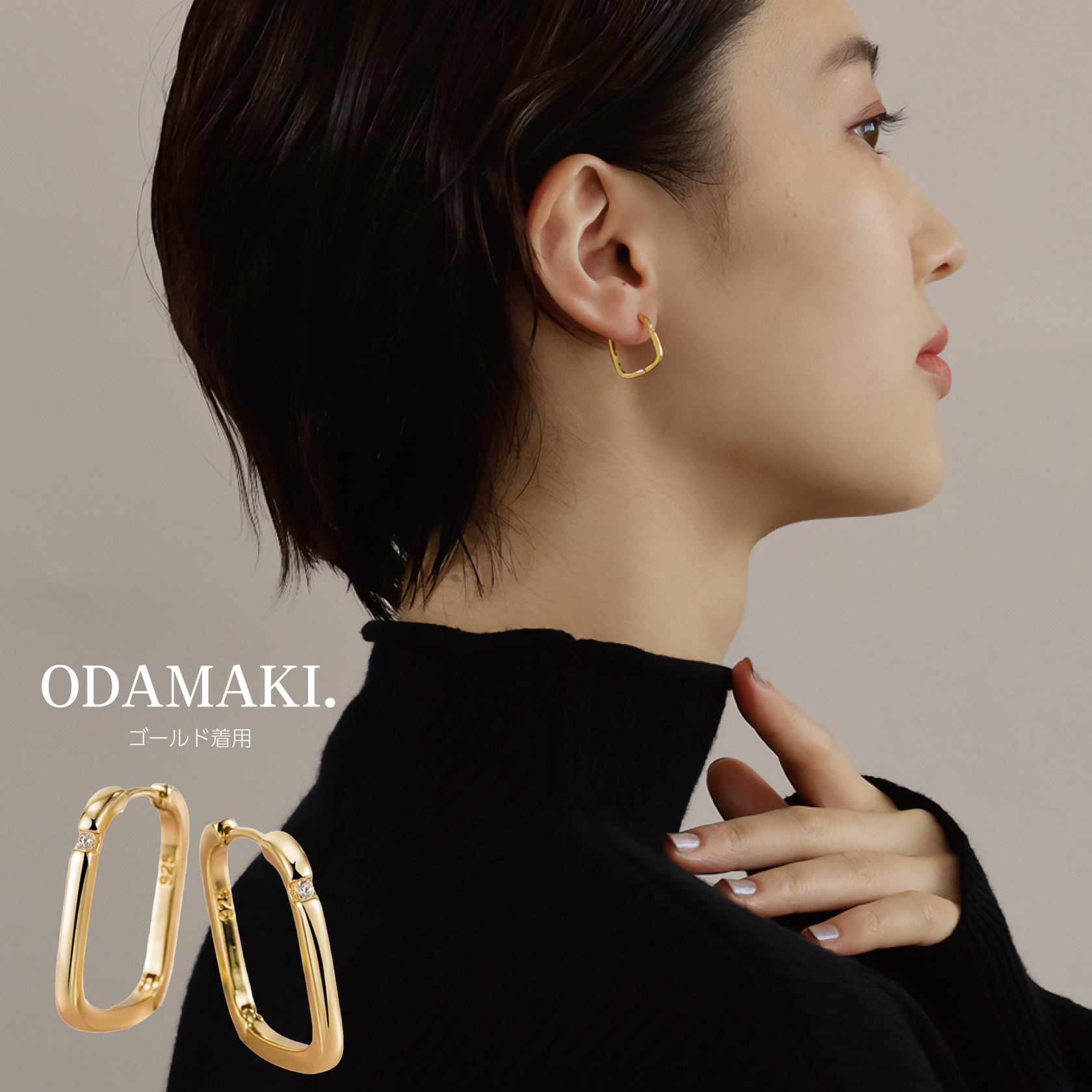 ピアス フープピアス 18金 つけっぱなし ピアス K18 アレルギー対応 レディース メンズ アクセサリー Silver925 |  | 01