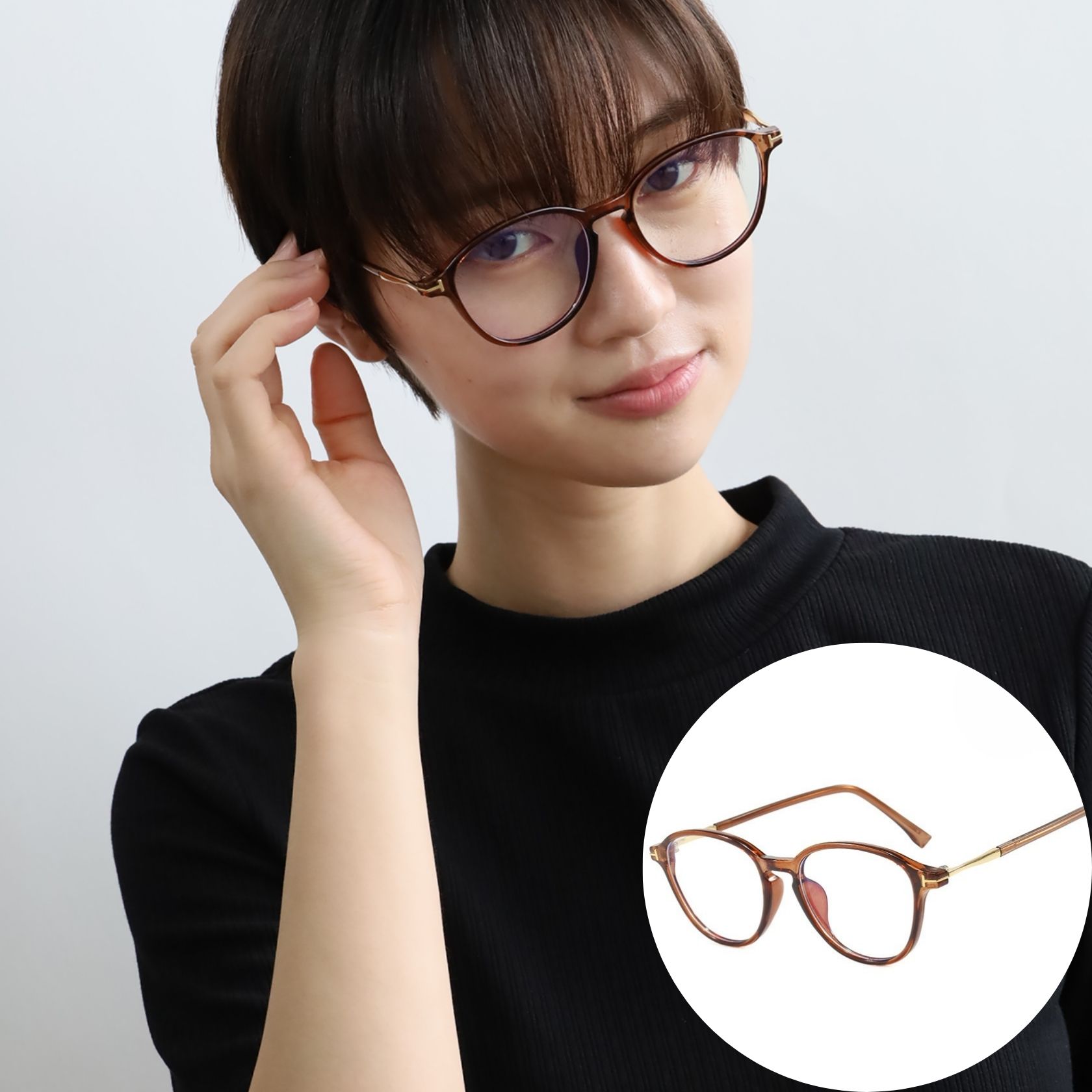 ブルーライトカットメガネ 99％ pcメガネ おしゃれ PC眼鏡 伊達メガネ