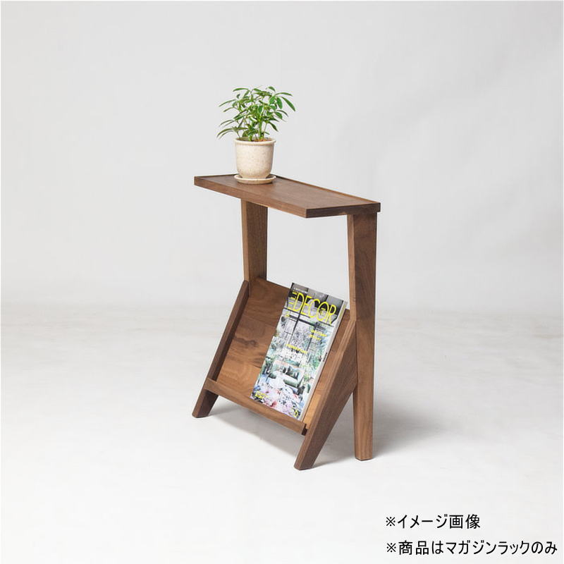 オランダ製　木製　サイドテーブル マガジンラック　オーク無垢材　百貨店 オランダ製 木製 サイドテーブル マガジンラック オーク無垢材 百貨店