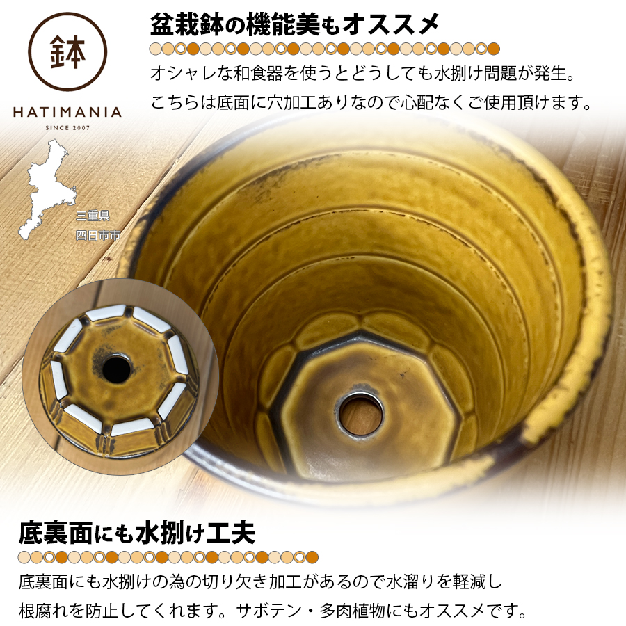 烏泥長角鉢 盆栽鉢 22号 鉢幅67cm×奥行き52cm×高さ22cmを販売