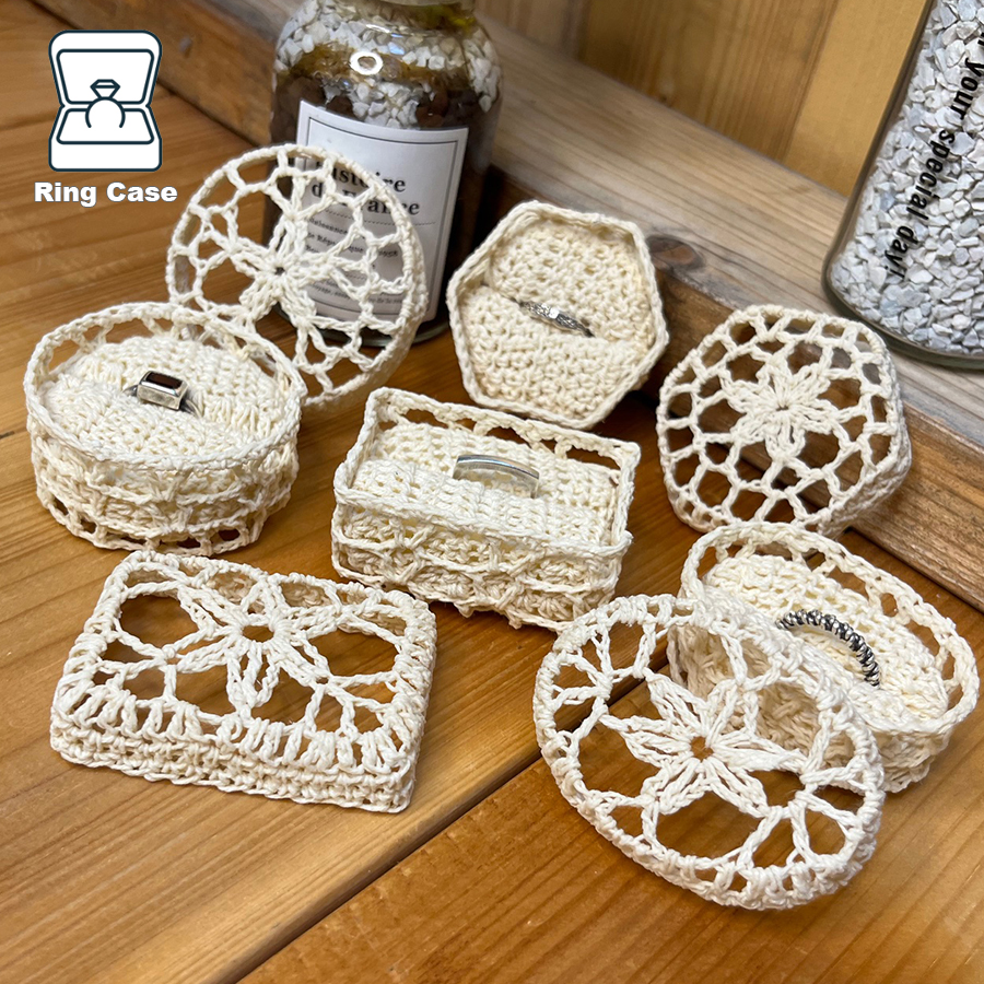 在庫処分品 レース リングケース アクセサリーケース 指輪ケース
