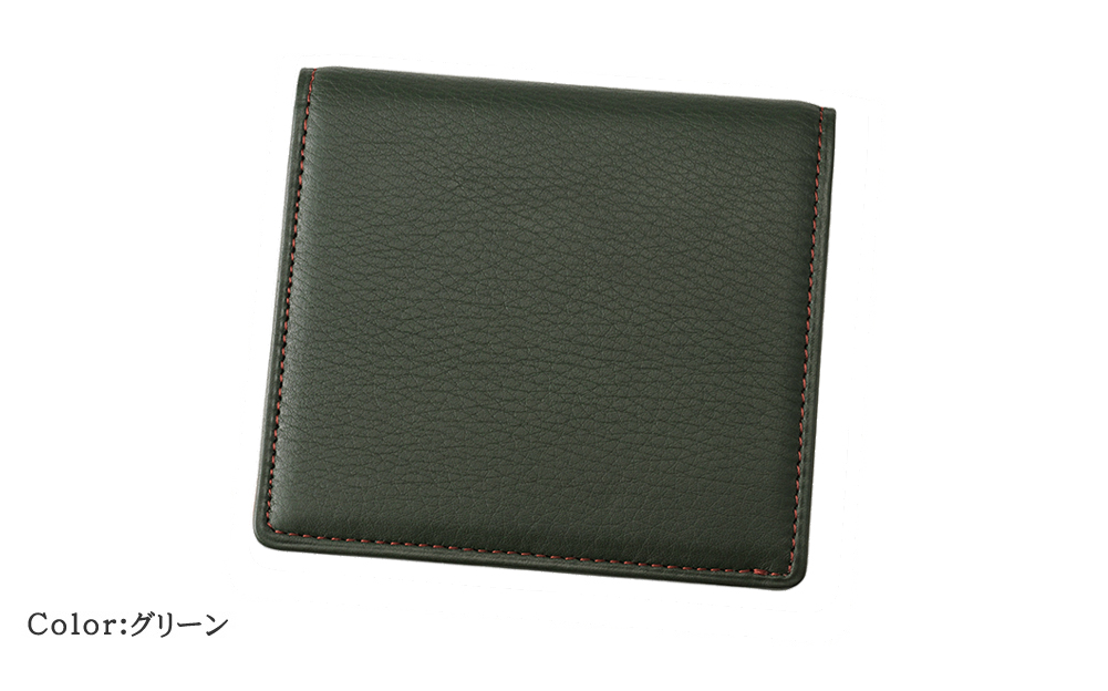 CYPRIS（キプリス） コンパクト 財布 メンズ 二つ折り 小銭入れなし