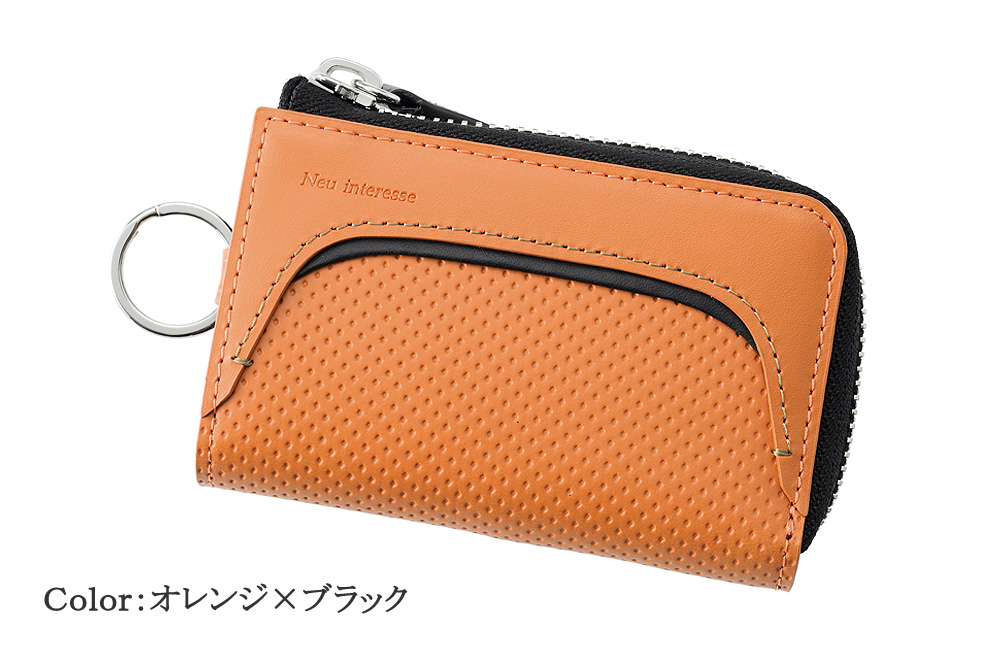 キーケース メンズ 小銭入れ レンヴァーゲン ハイブリッドレザー ノイインテレッセ Neu interesse 耐摩耗性 耐光性 Rennwagen 3254