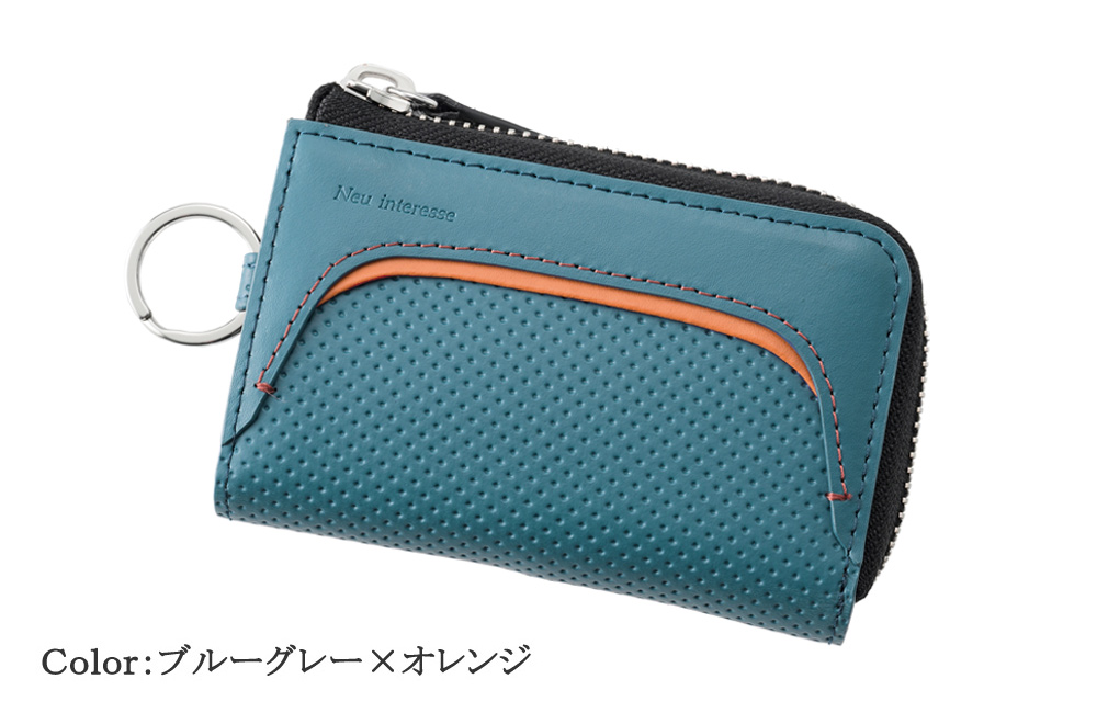 キーケース メンズ 小銭入れ レンヴァーゲン ハイブリッドレザー ノイインテレッセ Neu interesse 耐摩耗性 耐光性 Rennwagen 3254