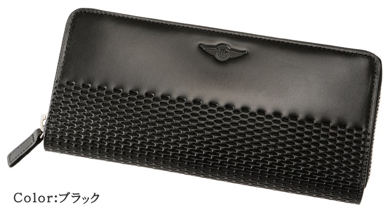 ノイ インテレッセ ハニーセル 長財布 ラウンドファスナー ランゲ メンズ 栃木レザー 革 ブランド 3370 Neu interesse(10450円)