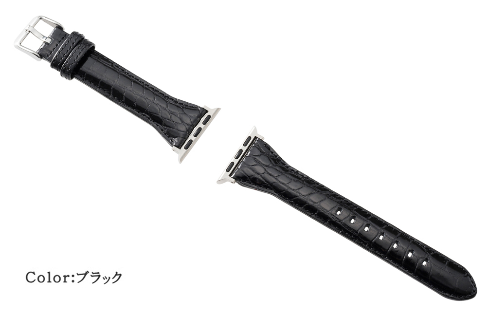ウォッチバンド(Apple watch対応)（Ｓ） キプリス CYPRIS クロコダイル 4225 日本製 おしゃれ レザー ブランドの画像