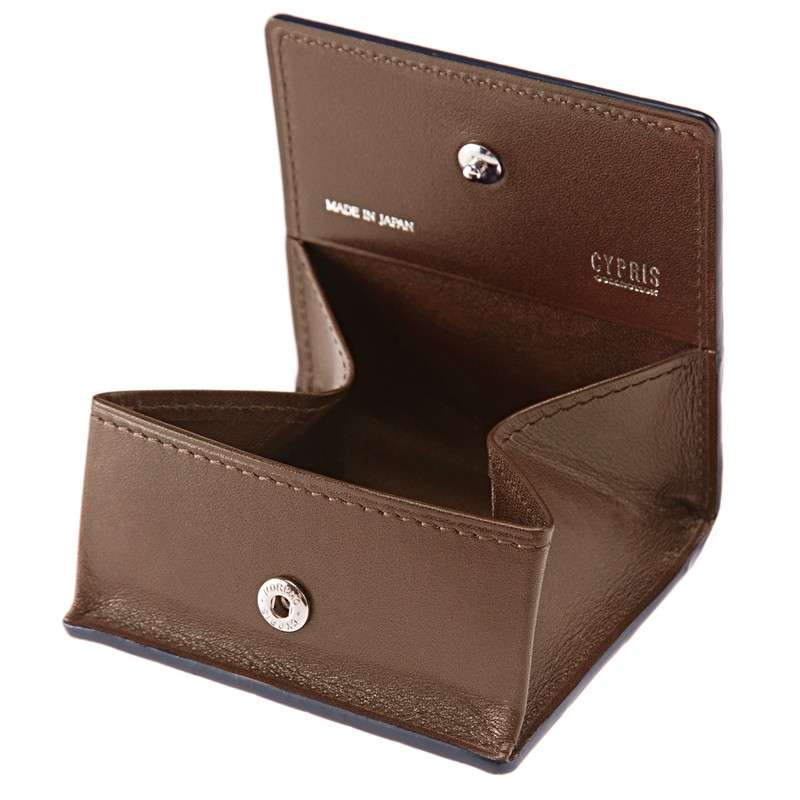 CYPRIS 小銭入れ メンズ コインケース BOX型 クロコダイル