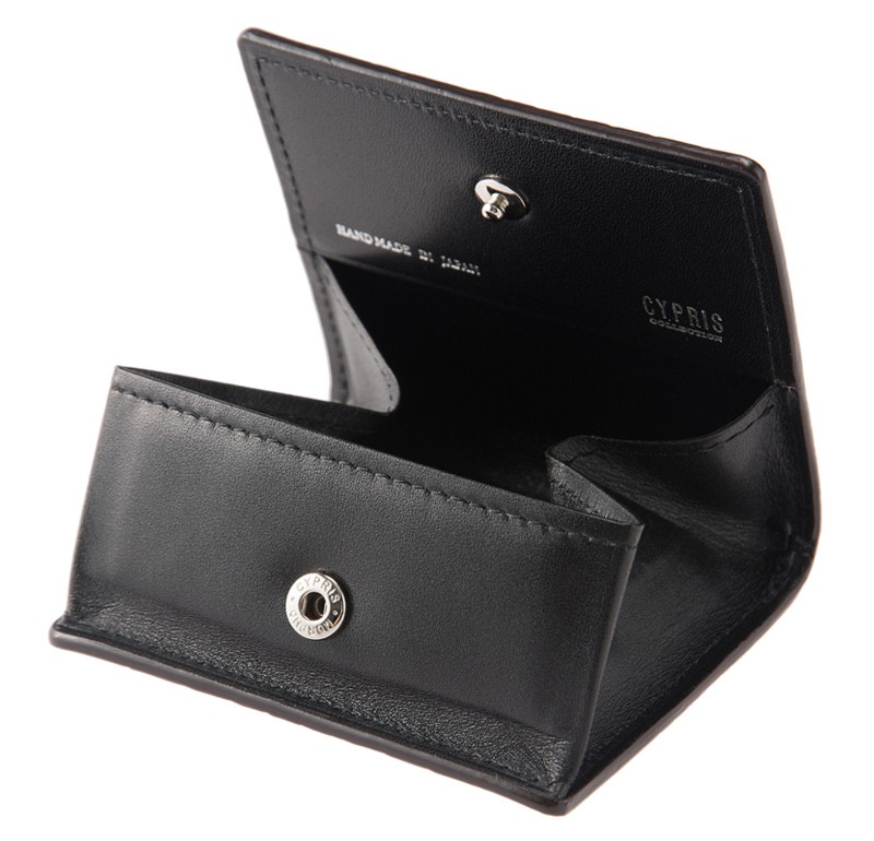 CYPRIS 小銭入れ メンズ コインケース BOX型 クロコダイル
