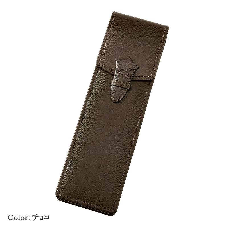 ☆未使用☆キプリス ボックスカーフ ペンケース 4570 チョコブラウン CYPRIS（キプリス） ペンケース メンズ 本革 キプリスコレクション