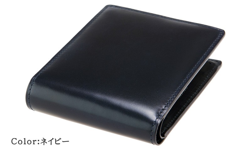 コードバン メンズ 財布 二つ折り キプリス オイルシェルコードバン＆リンピッドカーフ 5301 小...