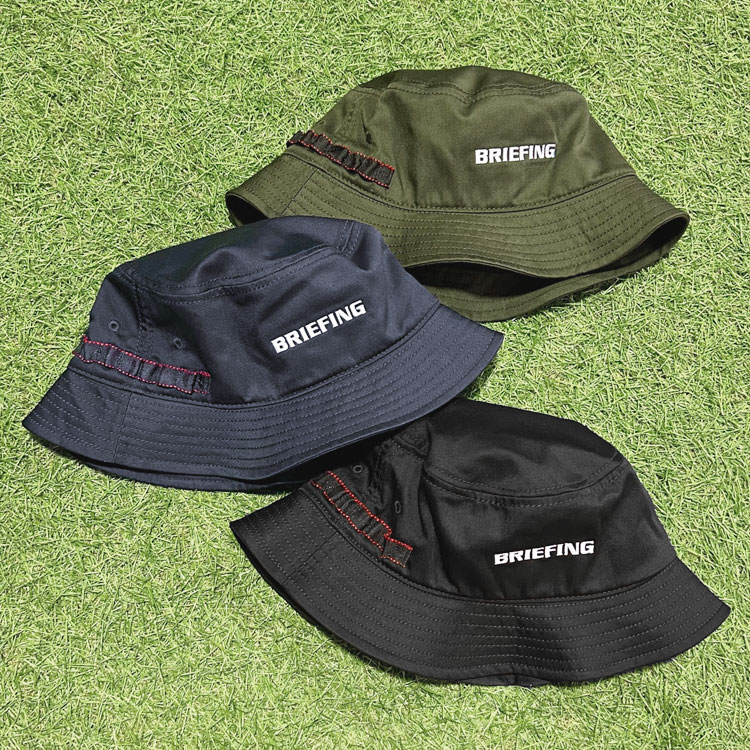 BRIEFING BASIC HAT ブリーフィング　バケットハット　beams BRIEFING - BASIC HAT / 刺繍ロゴ ベーシック バケットハット