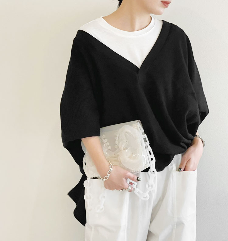 AgAwd  Thermal Tops サーマルトップス s30】【アガウド/AgAwd】Thermal Loose Slit Tops（サーマルルーズ