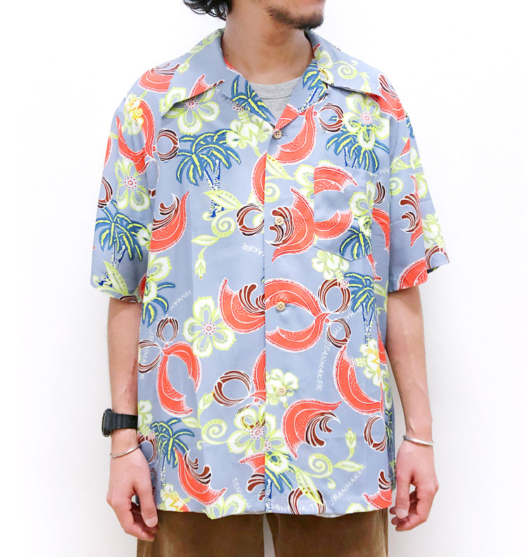 【デンハム/DENHAM】SCISSOR ALOHA  SHIRTS（シザーアロハシャツ）[No_01-22-05-40-140][No_01-22-05-40-141]【送料無料】