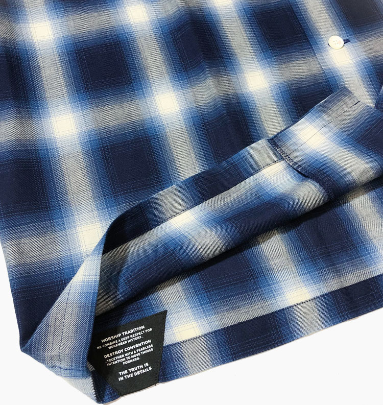 デンハム/DENHAM】OMBRE CHECK SHIRT（オンブレチェックシャツ）[No_01