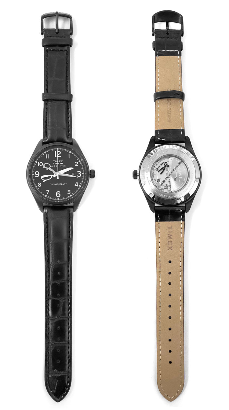 【デンハム/DENHAM】TIMEX DENHAM Waterbury Automatic 42 mm[01221186001]【送料無料】