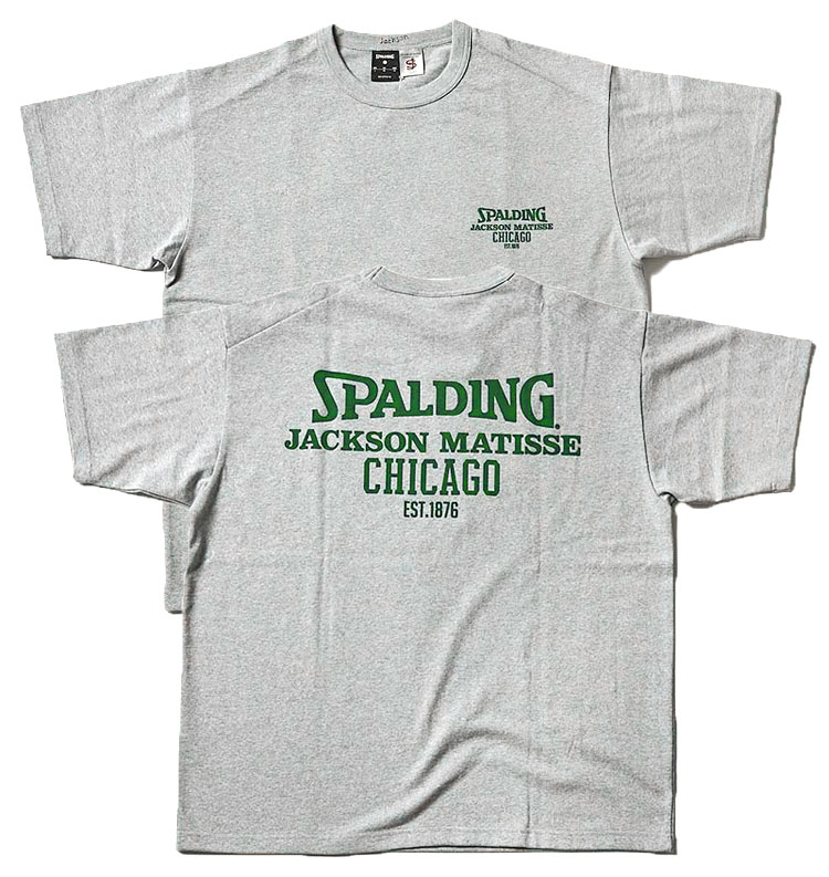 ジャクソンマティス/JACKSON MATISSE】SPALDING×JM LOGO Tee