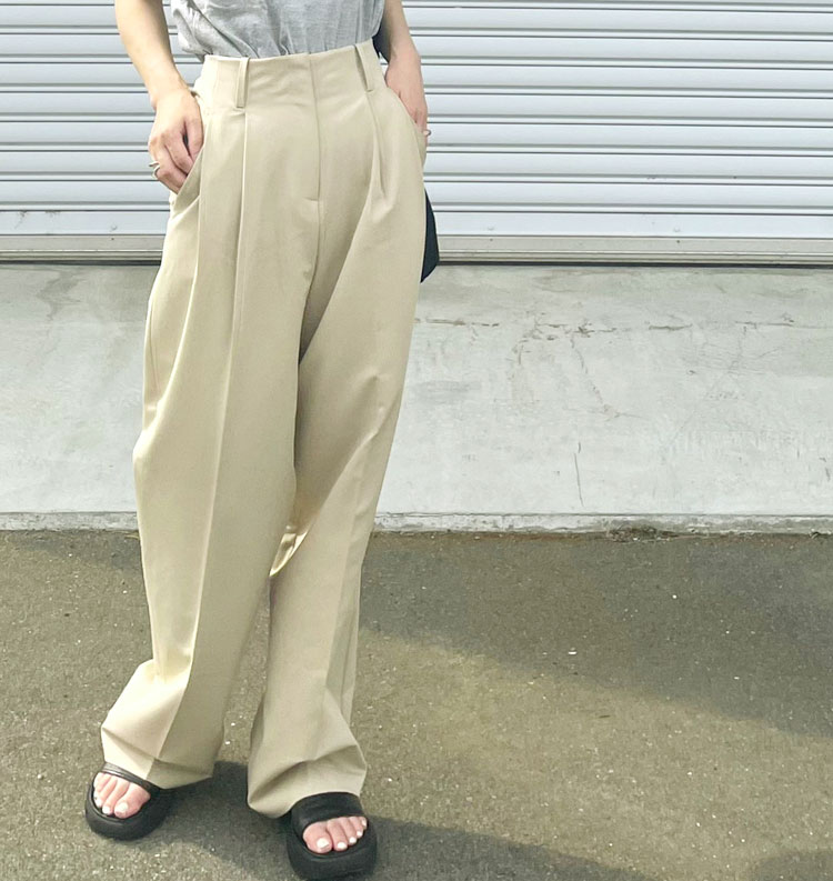 AGAWD（アガウド） 【s40】【アガウド/AgAwd】Two Tuck Pants