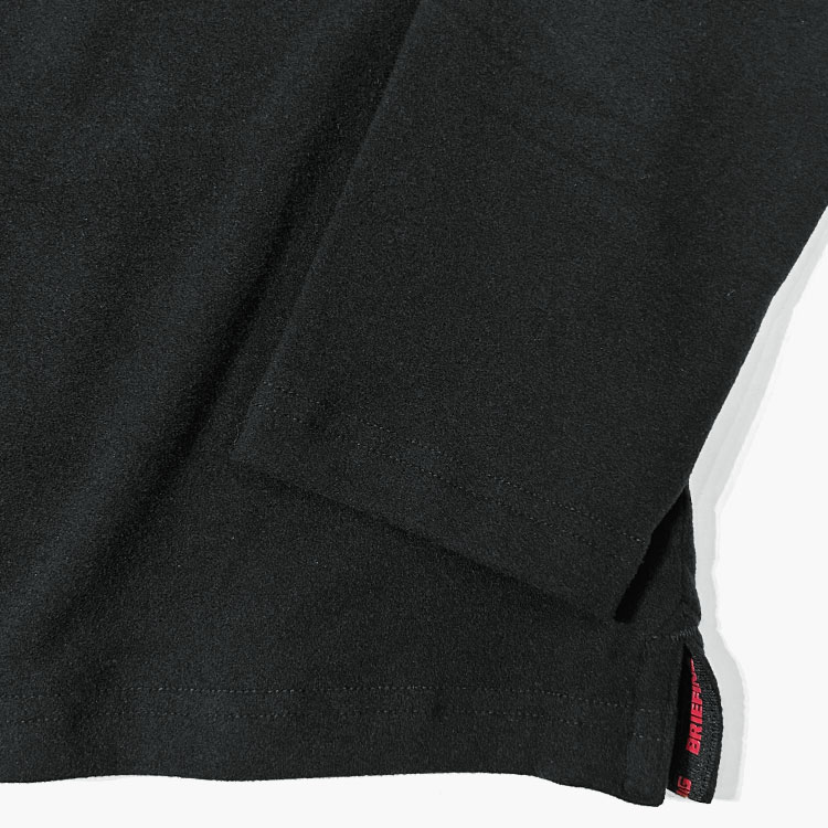 【美品】BRIEFING SUEDE LS MOCK NECK ゴルフ M BRIEFING GOLF（ブリーフィングゴルフ） 【s20】【ブリーフィング