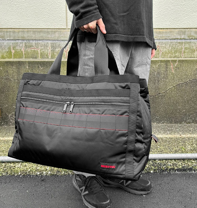 BRIEFING GOLF 3ROOMS WIRE L ECO TWILL 黒 BRIEFING GOLF（ブリーフィングゴルフ） 【ブリーフィング/BRIEFING