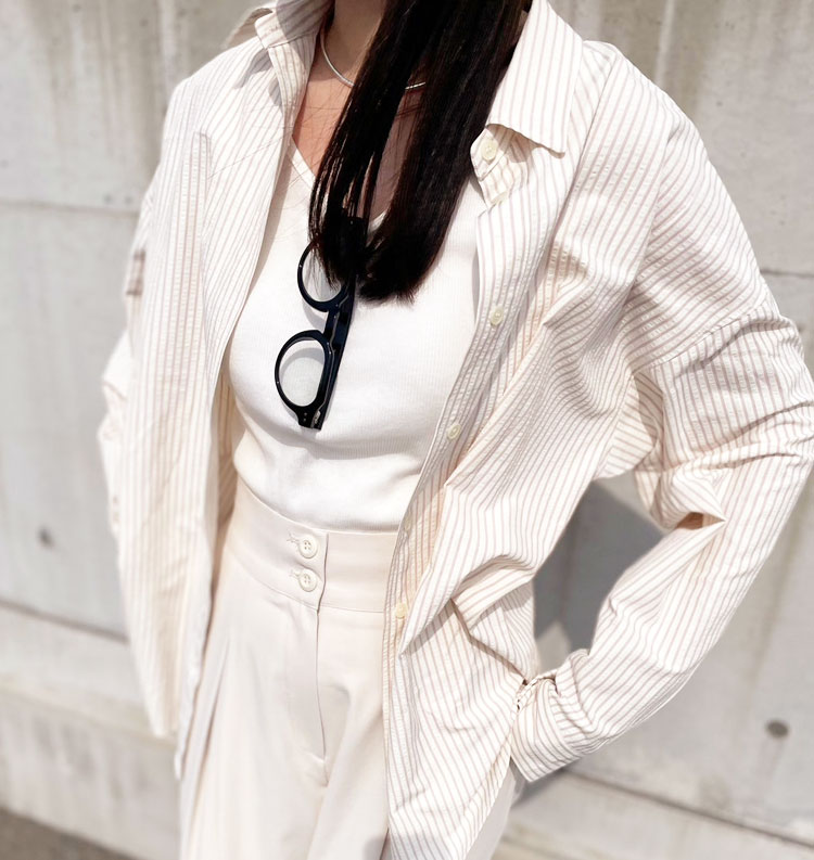 【売れ筋商品|||アガウド/AgAwd】Stripe Shirt（ストライプシャツ）[2417-771480]【送料無料】 AGAWD 【アガウド/AgAwd】Stripe Shirt（ストライプシャツ