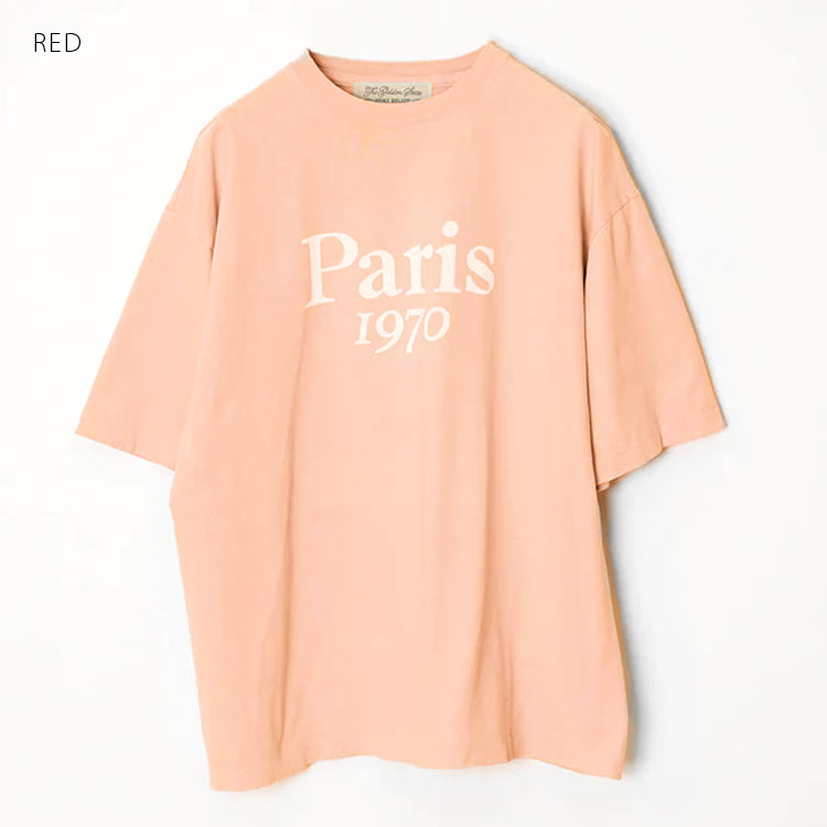 tシャツ 「REMI RELIEF / レミレリーフ」ロゴTシャツ / SP加工14/天竺T(Paris 1970) レディース メンズ Rouge vif la cle｜【REMI RELIEF / レミレリーフ】ロゴTシャツ
