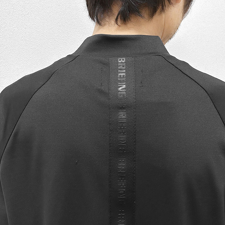 BRIEFING ブリーフィング MENS BACK LOGO LINE MEN'S MINI 3D LOGO HIGHNECK （リラックスフィット）（メンズ