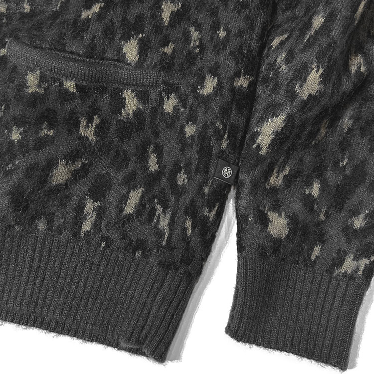 magic number モヘアニットカーディガン MAGIC NUMBER カーディガン 「MAGIC NUMBER」LEOPARD MOHAIR