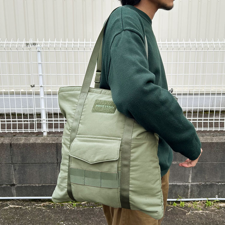 BRIEFING フラットトート　MIL　トートバッグ BRIEFING（ブリーフィング） 【ブリーフィング/BRIEFING】FLAT TOTE