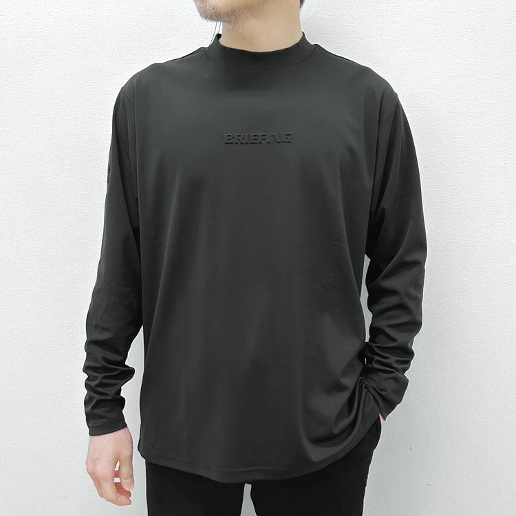 BRIEFING モックネック リラックスフィット　Lサイズ BRIEFING モックネック リラックスフィット Lサイズ BRIEFING GOLF◇L