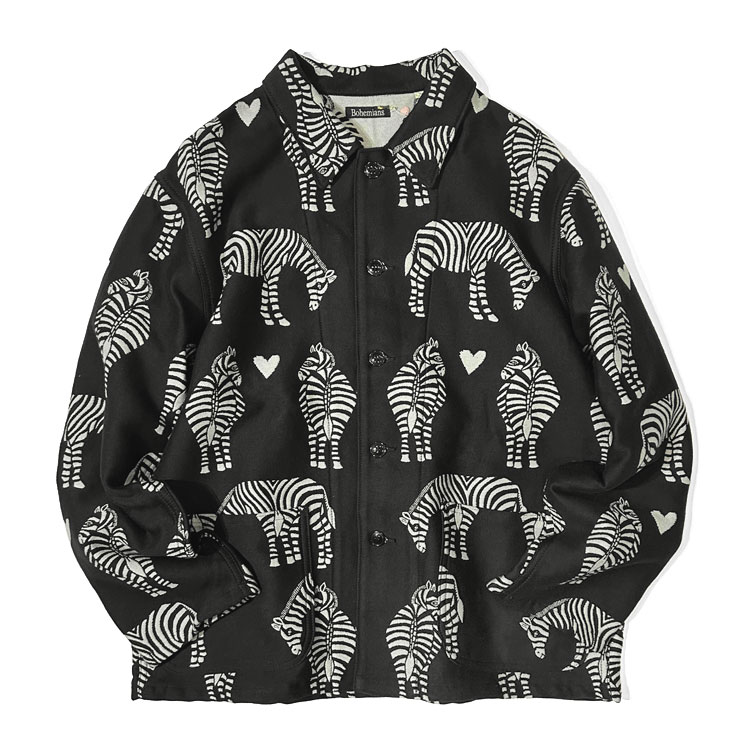 Bohemians アートプリント ボンバージャケット　サイズ　Ｌ　ボヘミアンズ TOPS（メンズ） - Bohemians（ボヘミアンズ） 公式通販オンライン