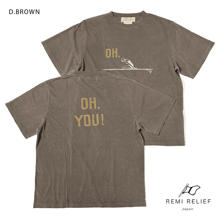 REMI RELIEF（レミ レリーフ） SP加工 New fit T(OH,) Tシャツ
