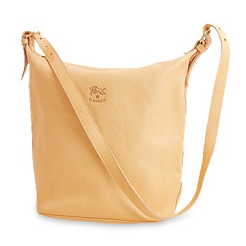 IL BISONTE イルビゾンテ バッグ バケツレザーショルダーバッグ(L